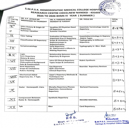 ADVANCE TEACHING PLAN 2025-26